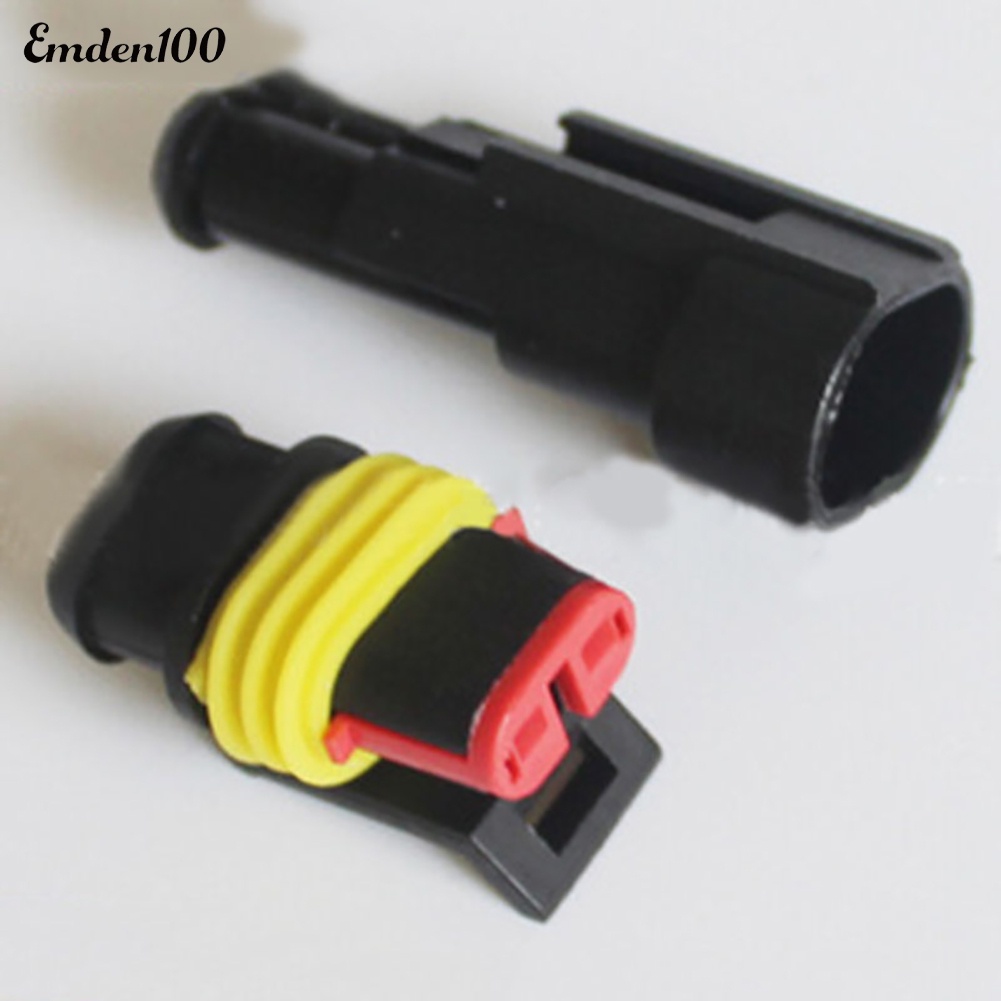 Bộ 10 Đầu Nối Dây Điện 2 Chiều Chống Nước Cho Xe Hơi