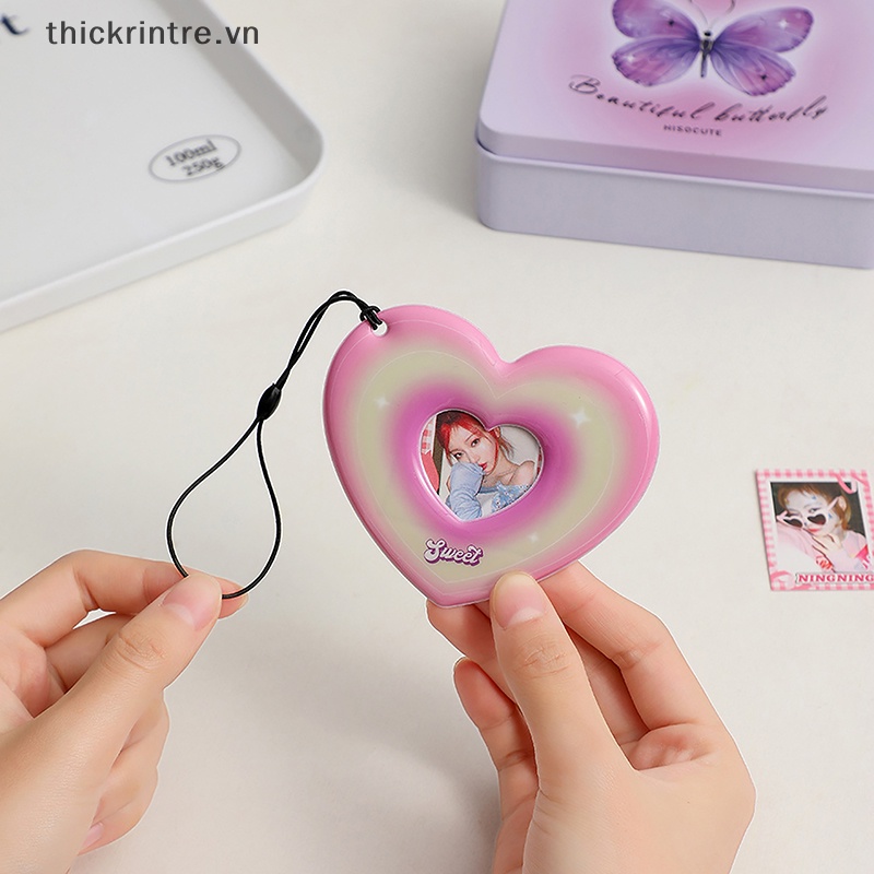 Móc Khóa Hình Trái Tim Xinh Xắn Dễ Thương