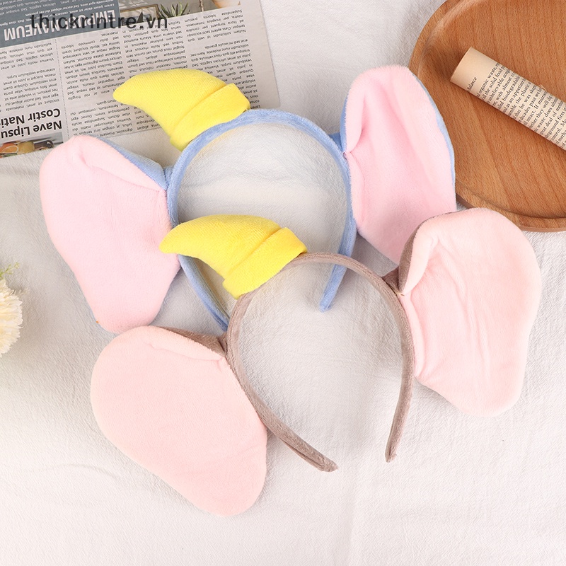 Băng Đô Tai Voi Nhồi Bông Đáng Yêu Dành Cho Bé Gái