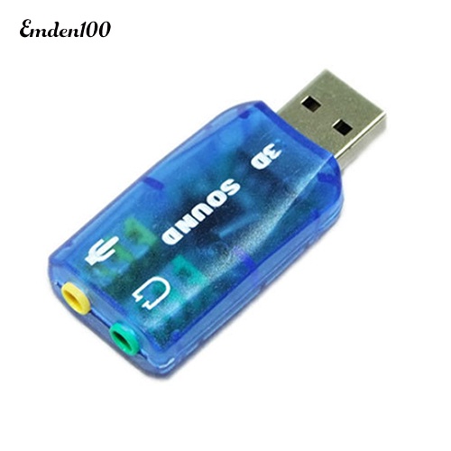 Thẻ Âm Thanh Ảo Thuật 5.1 Kênh Chuyển Đổi USB 2.0 Sang 3D