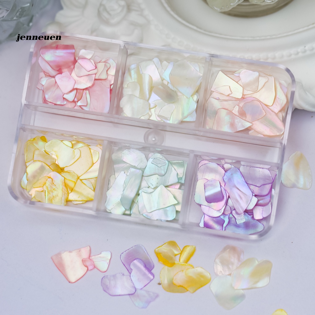 1 Hộp Vỏ Sò Tự Nhiên Trang Trí Móng Tay DIY Charms