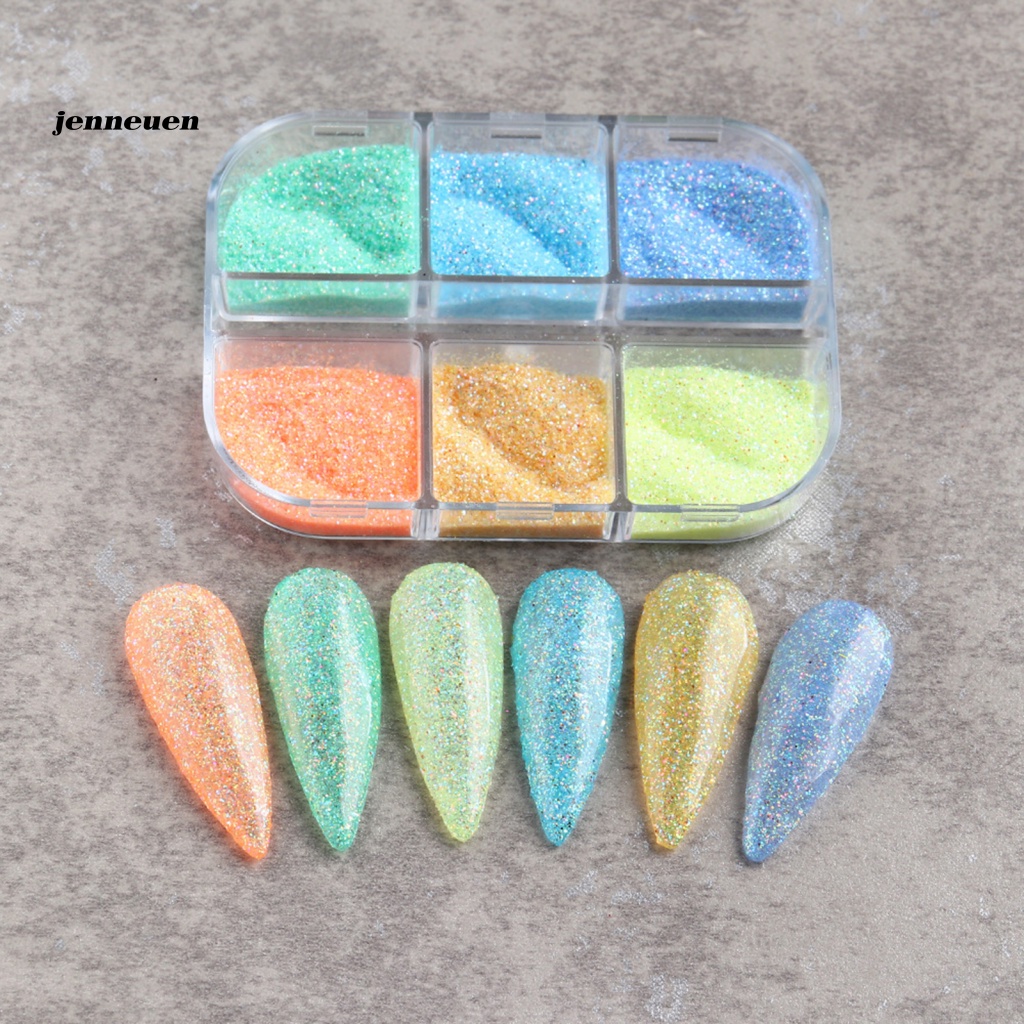 1 Hộp Bột Kim Tuyến Lấp Lánh Trang Trí Móng Tay Chuyên Nghiệp