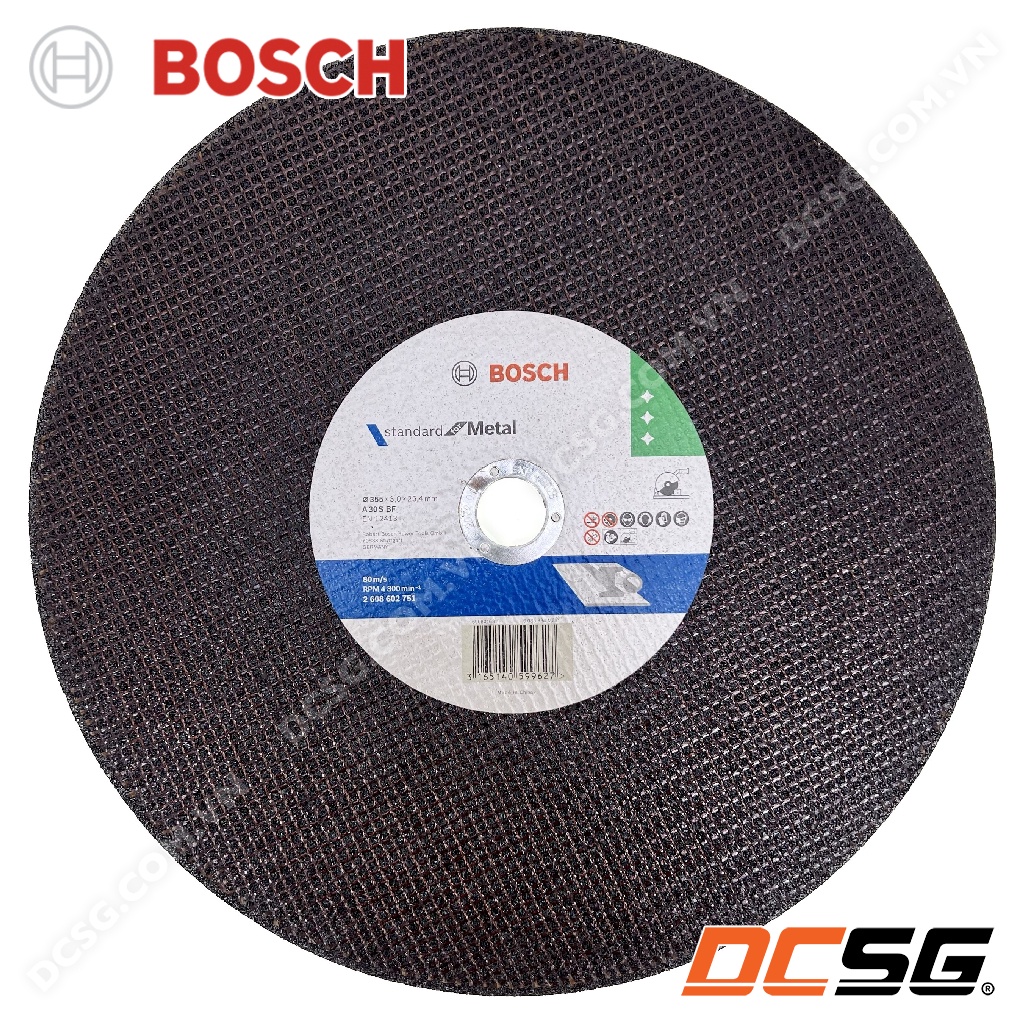 Đá cắt sắt 355x3.0x25.4mm Standard for Metal Bosch 2608602751 | DCSG
