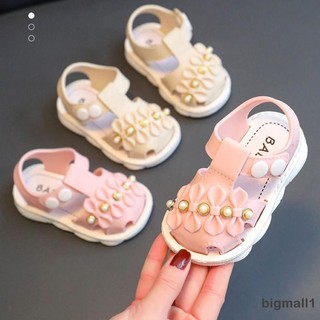 Giày sandal đính nơ xinh xắn dành cho bé gái
