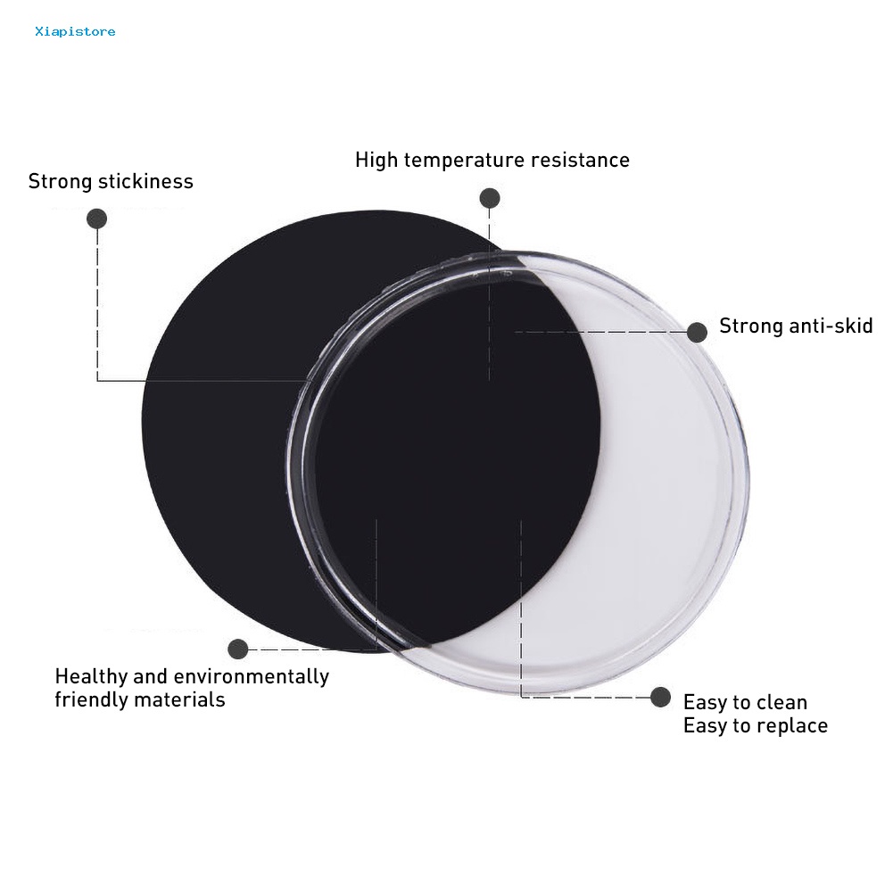 Set 10 Miếng Lót Giá Đỡ Điện Thoại / Trang Sức Chống Trượt Hình Tròn