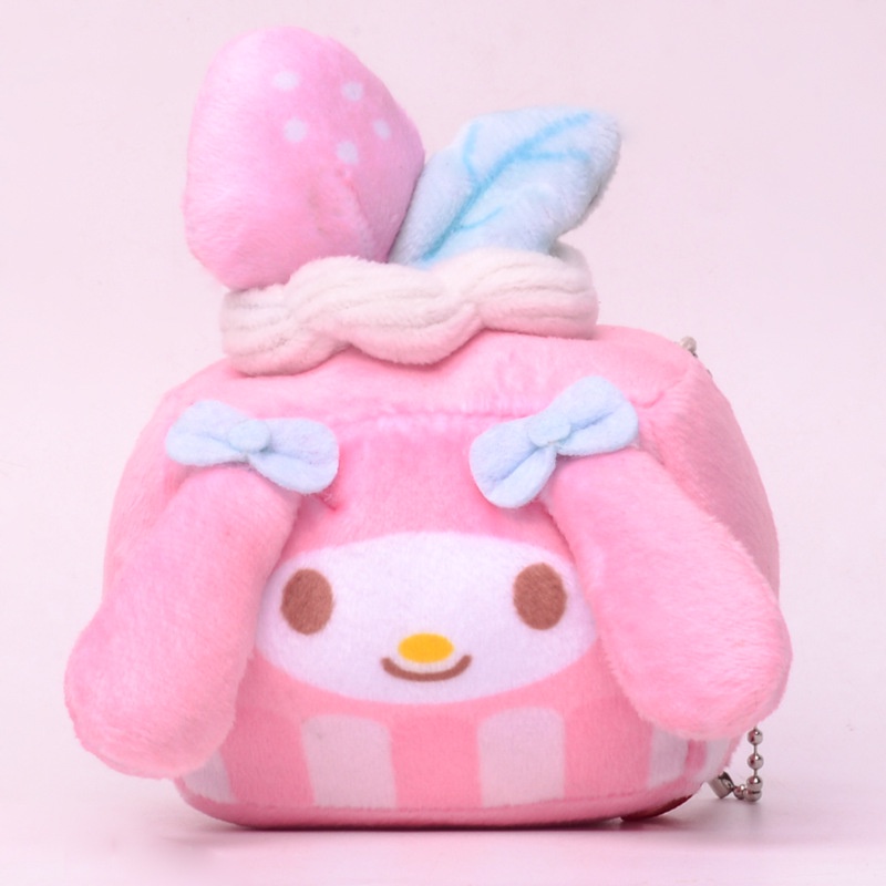 SANRIO Búp Bê Nhồi Bông Hình Bánh Kem Kuromi Melody Kitty Cinnamoroll Pochacco Cho Bé Gái