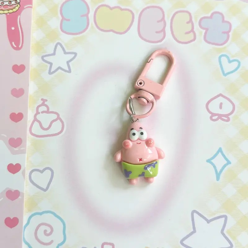 Móc Khóa Hình SpongeBob SquarePants Patrick Star Dễ Thương