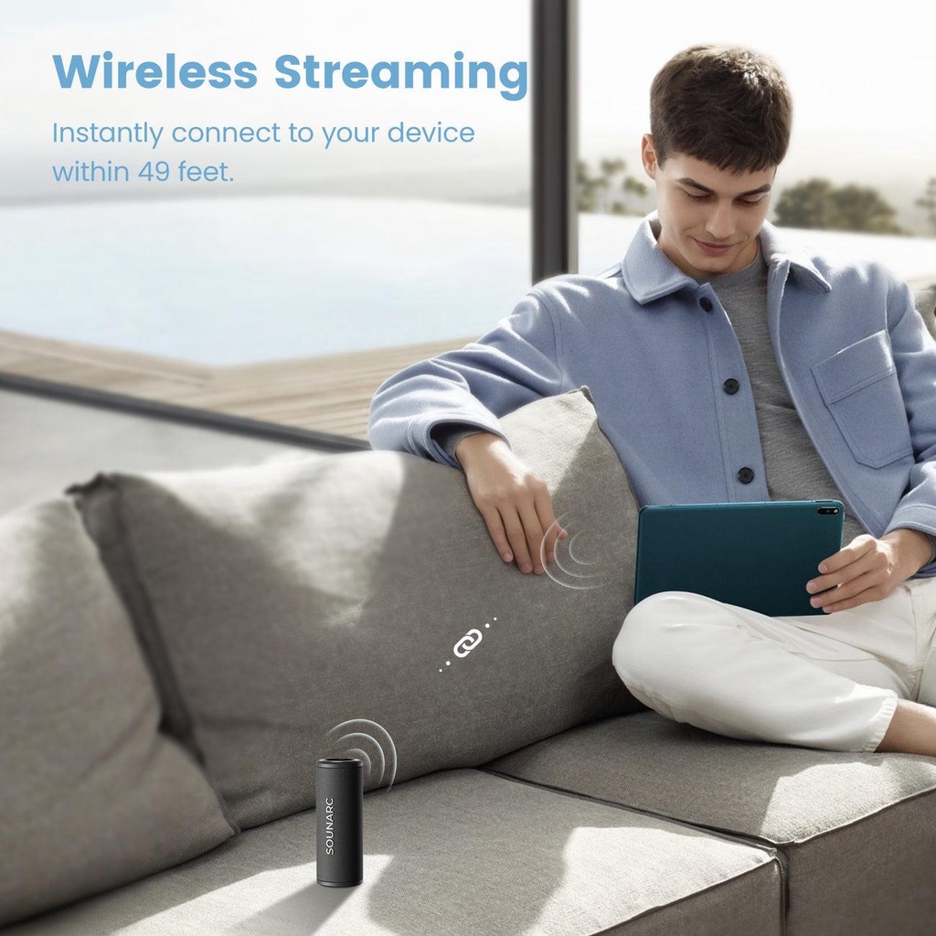 Loa Bluetooth 5.3 Sounarc P4  Âm thanh nổi 20W Kháng nước IPX5 | Bảo hành chính hãng 12 tháng