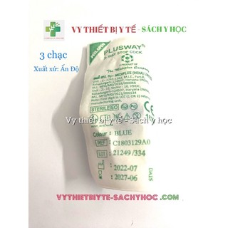 Khóa 3 Chạc Plusway Ấn Độ - Chạc Ba Pha Thuốc Tiệt Trùng (Vỉ 1 cái)