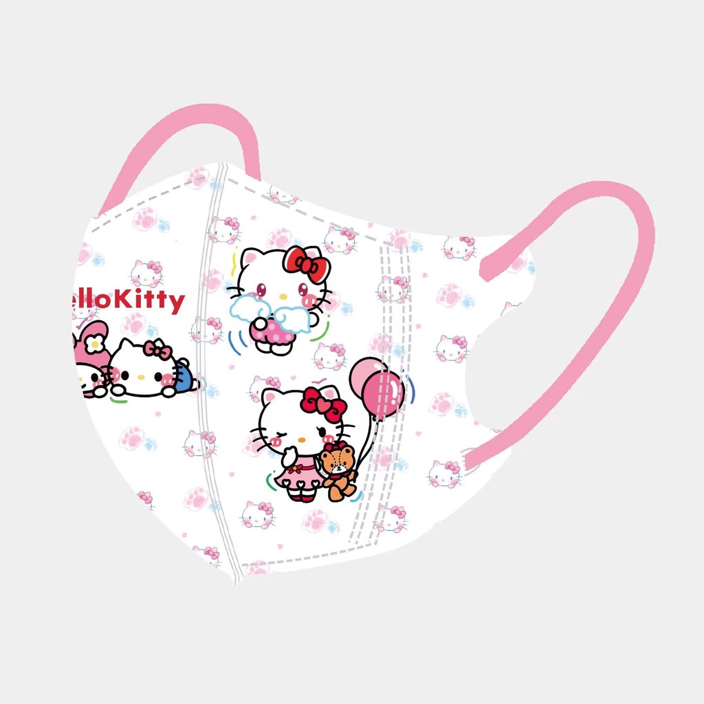 SANRIO Set 30 Khẩu Trang 3D Hình Hello Kitty Đáng Yêu Dành Cho Trẻ H0276