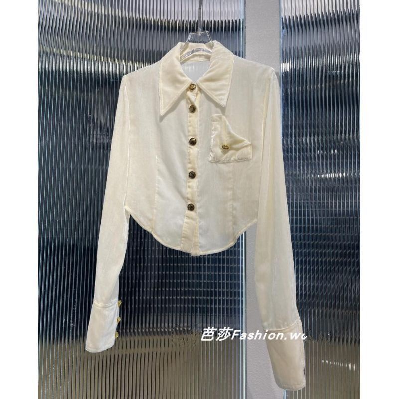 Áo Nhung Tay Dài Phong Cách Châu Âu Thời Trang Mùa Thu 2023 Mới