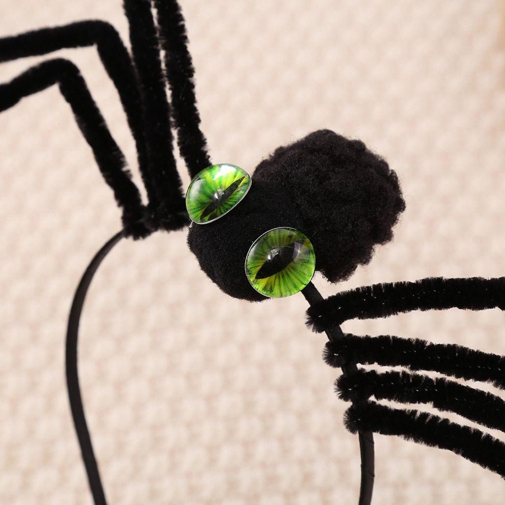 Băng Đô Cài Tóc Hình Mạng Nhện Bằng Bông Hóa Trang halloween