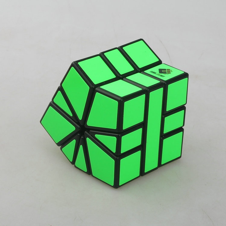 Miếng Dán Hình Quạt Vuông Màu Đen / Xanh Lá SQ1