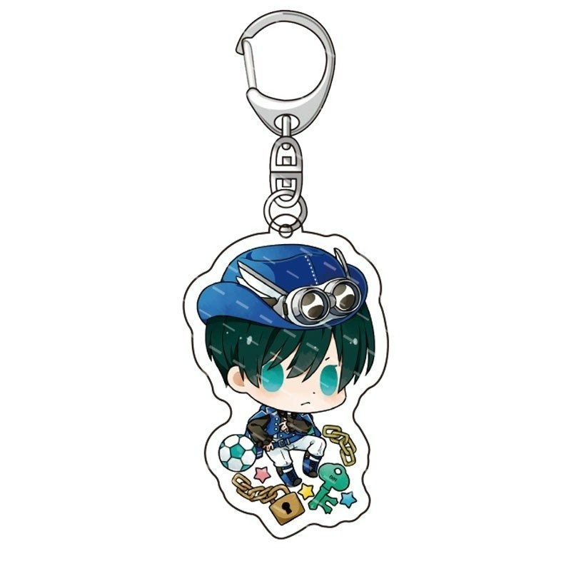 Móc khóa 3cm BLUE LOCK t iền đạo số 1 ver BALL AND KEY in hình anime  mica trong acrylic keyring dễ thương NLSHOP