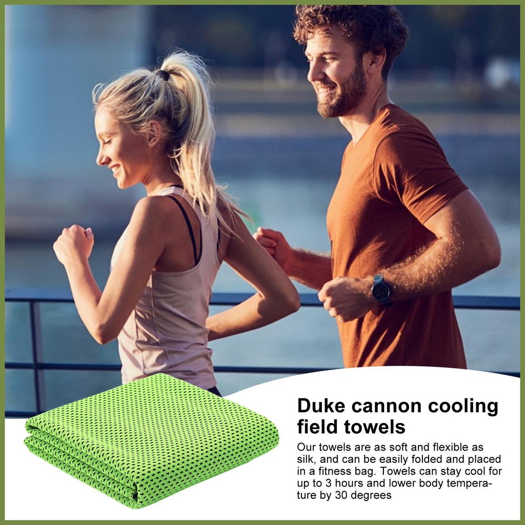 Khăn Lạnh Mềm Mại Thoáng Khí Thấm Hút Mồ Hôi 12x32in Tiện Dụng Khi Tập Thể Thao / Yoga / Gym / Golf / kouvn kouvn