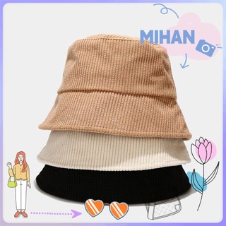 Nón tai bèo vải nhung màu trơn thời trang mùa đông cho nam và nữ mihan1