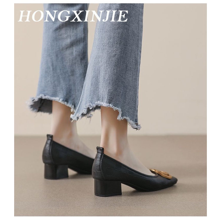 HONGXINJIEgiày nữ giày cao gót nữ  2023 HOTSALE Xu hướng thời trang 072401