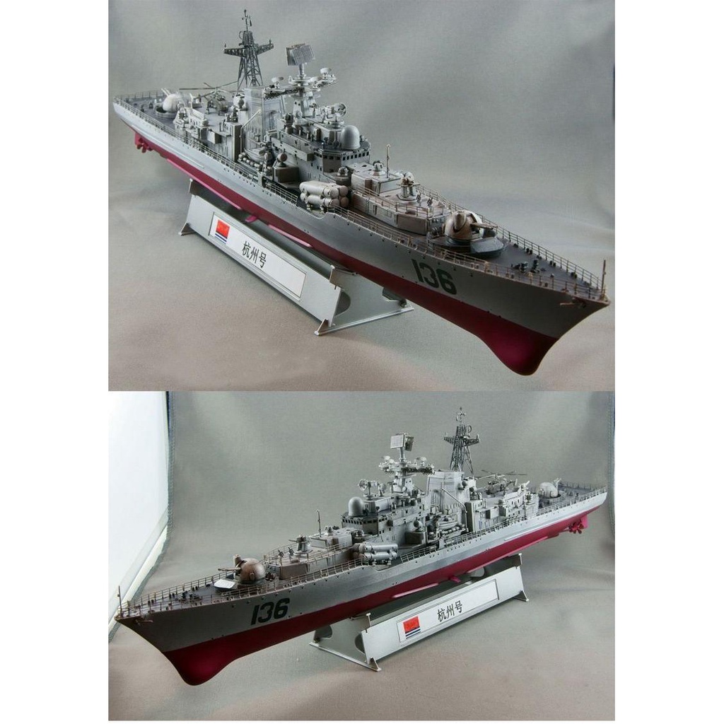 Mô Hình Tàu Chiến Trung Hoa Tự Lắp Ráp Tỉ Lệ 1 / 350