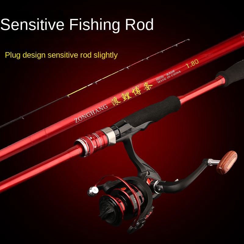 Cần câu cá NURGAZ bằng sợi thủy tinh mềm nhẹ chuyên dụng