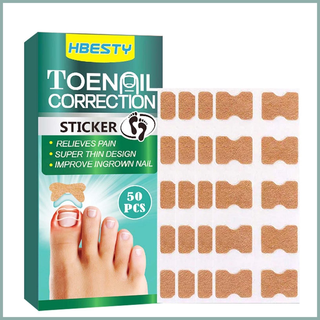 Set 50 Miếng Dán Chỉnh Sửa Móng Chân Mọc Ngược Hiệu Quả