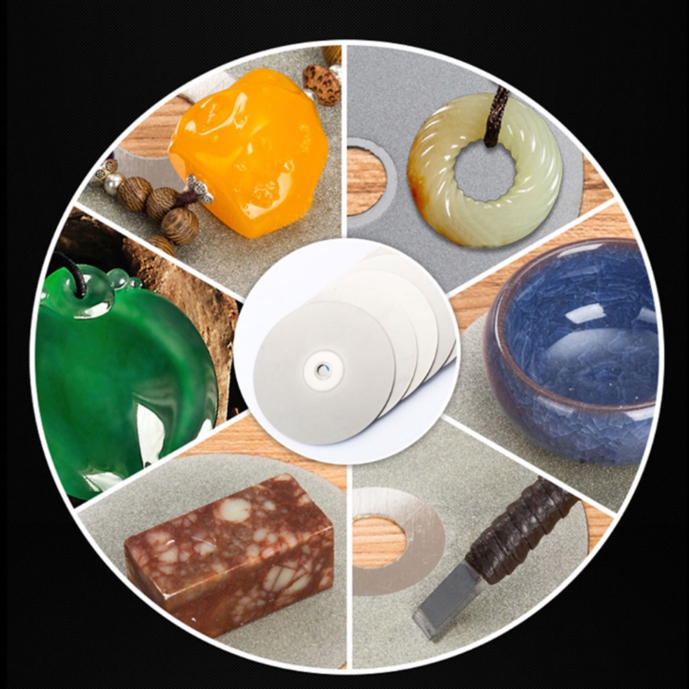 Đĩa Mài Phẳng Mạ Kim Cương một mặt Chuyên Dụng 100mm độ mịn 60-3000# _ TKDN