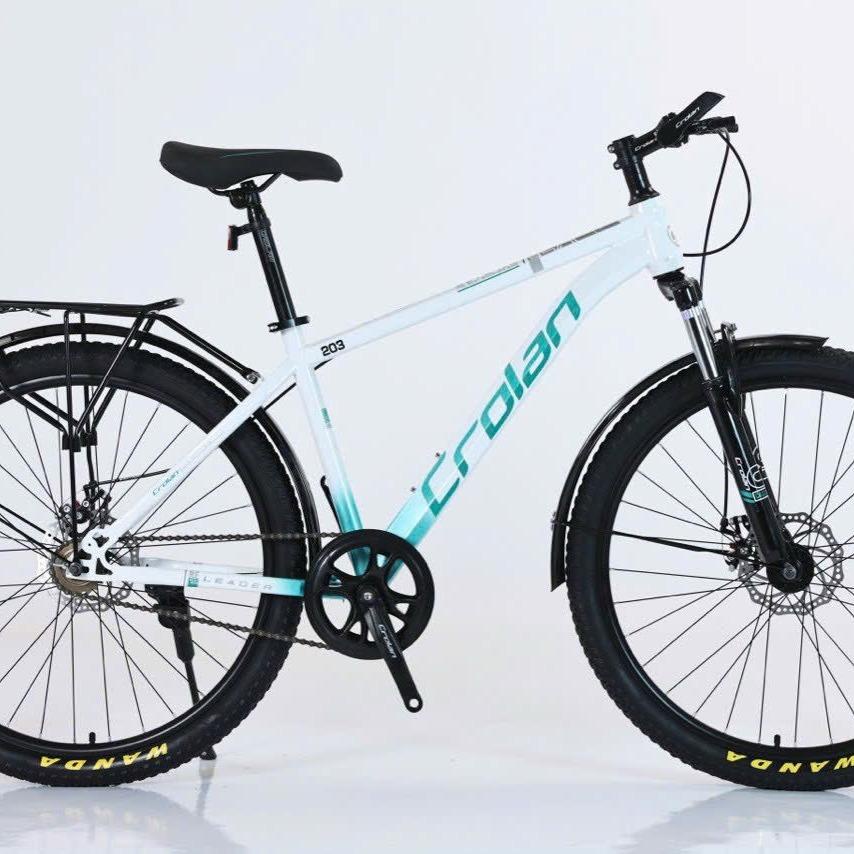 Xe đạp địa hình thể thao Crolan không đề có gác ba ga 24, 26 (chọn màu lh shop)