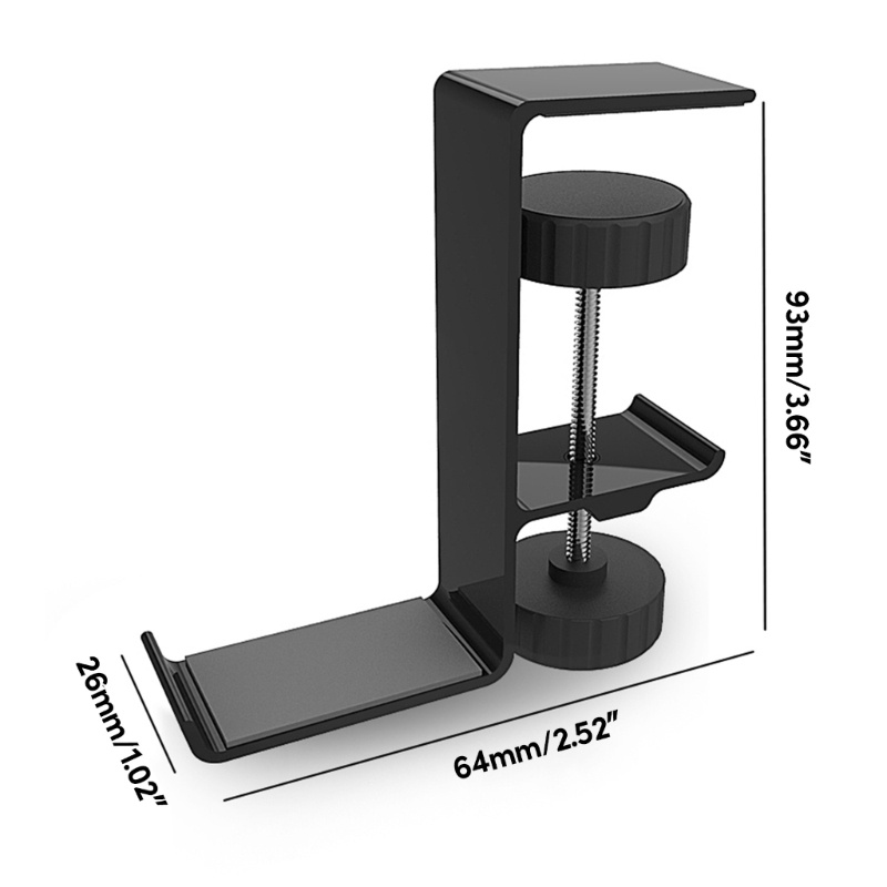 Giá Đỡ Tai Nghe Gắn Dưới Bàn Bằng Hợp Kim Nhôm