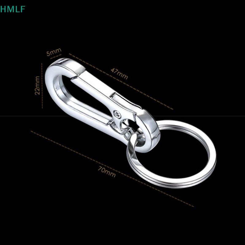 Móc Khóa Thắt Lưng Bằng Thép Không Gỉ Hình Quả Bầu Chống Thất Lạc LF Dành Cho Nam