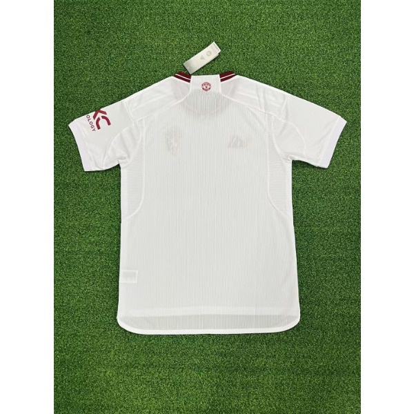 Áo Thun Số 2 23-24 MU UTD Sân Nhà / Sân Khách 2 Mùa Giải 3 Năm Kiểu Thể Thao Cho Nam