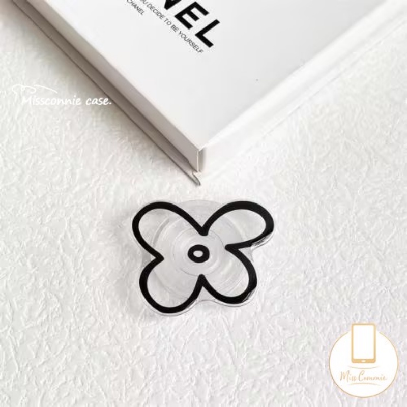 Giá Đỡ Điện Thoại Hình Hoa / Bướm / Trái Tim Hoạt Hình Dễ Thương Có Thể Gập Lại