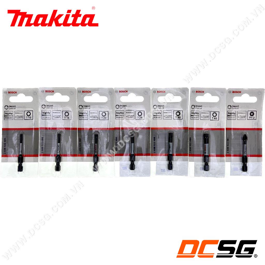 Mũi vít 1 đầu bake và hoa thị 1 đầu dài 50mm Power Bit Bosch | DCSG