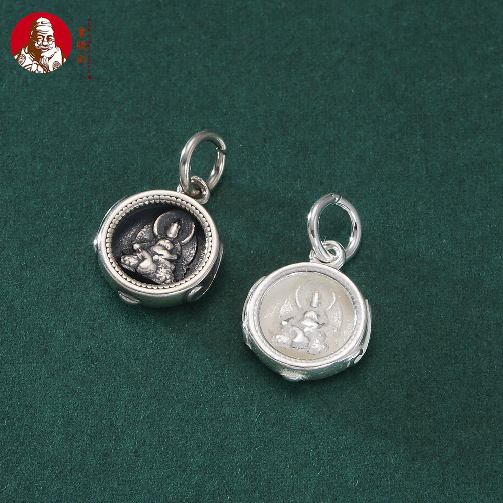 Mặt Dây Chuyền Bạc S925 Hình Thần Tài Sang Trọng
