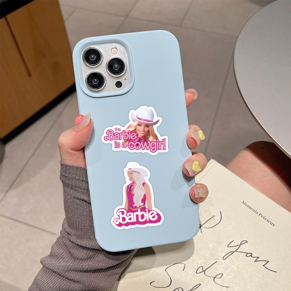 J· Hình Dán Chống Nước Barbie Phim Hoạt Hình Mũ Bảo Hiểm Máy Tính Xách Tay Hành Lý Dán Thiết Lập, 60 tờ