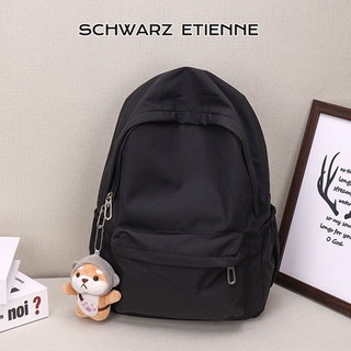 Schwarz ETIENNE Ba Lô Đi Học / Du Lịch Sức Chứa Lớn Đơn Giản Thời Trang Hàn Quốc