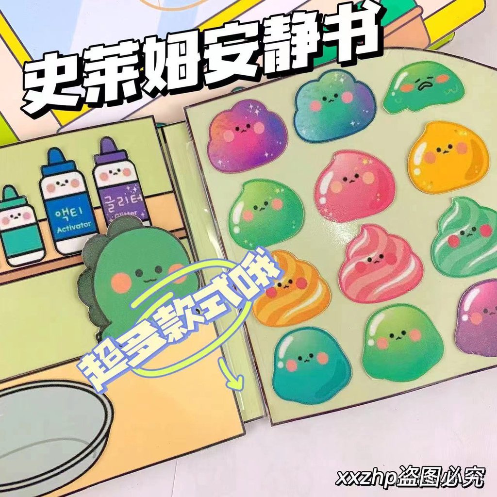 Sách Đồ Chơi Slime Quán Cà Phê Pinch Phát Nhạc Sáng Tạo DIY