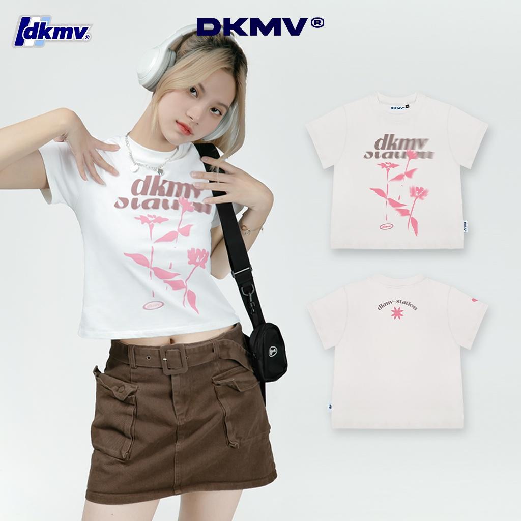 Áo baby tee nữ tay ngắn, hoạ tiết độc đáo DKMV Station local brand DKMV | K15-T3