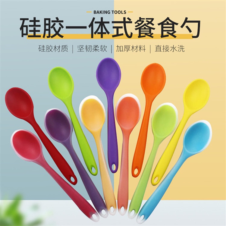 Eelhoe Muỗng Silicone Chịu Nhiệt Thìa Chống Dính Đồ Dùng Nhà Bếp Bộ Đồ Ăn Thìa Học Dụng Cụ Nấu Ăn Dụng Cụ Nhà Bếp Bộ Đồ Ăn Chất Liệu Silicone Được Chọn