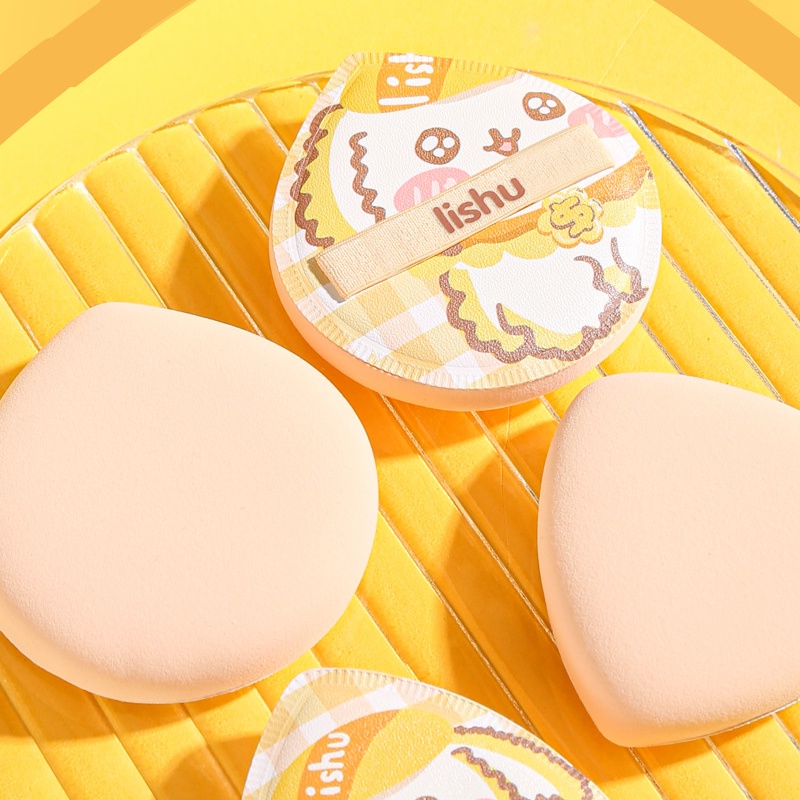 Mút Tán Kem Nền Dạng Lỏng Hình Tam Giác lishu