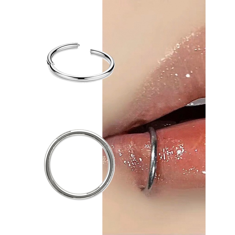 Khuyên Mũi / Môi / Tai Bằng Thép Không Gỉ Thời Trang Cá Tính Cho Nữ