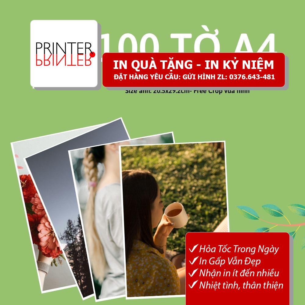 [IN ẢNH] 100 poster A4 in theo yêu cầu- IN GIẤY ẢNH LOẠI TỐT- in được nhiều hình