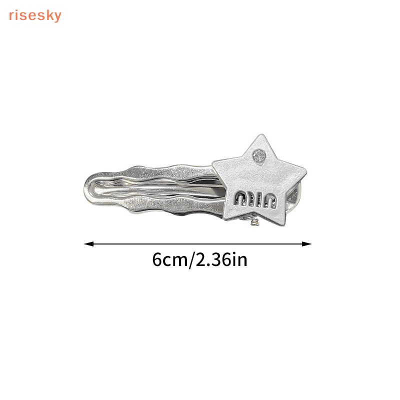 Kẹp Tóc Hình Ngôi Sao Năm Cánh Đính Pha Lê Màu Hồng Xinh Xắn Cho Nữ