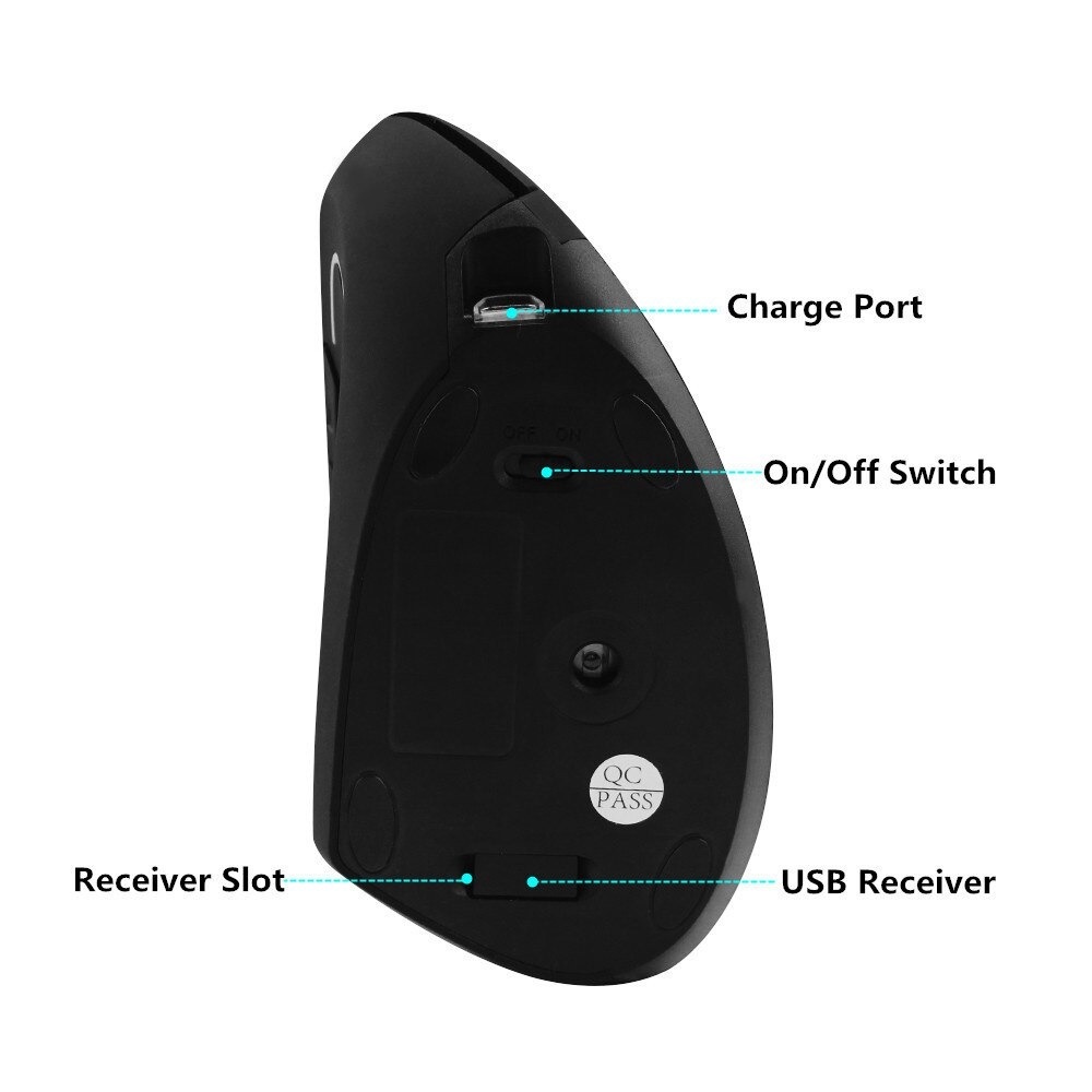 Chuột Quang Không Dây 2.4ghz Dùng Để Chơi game