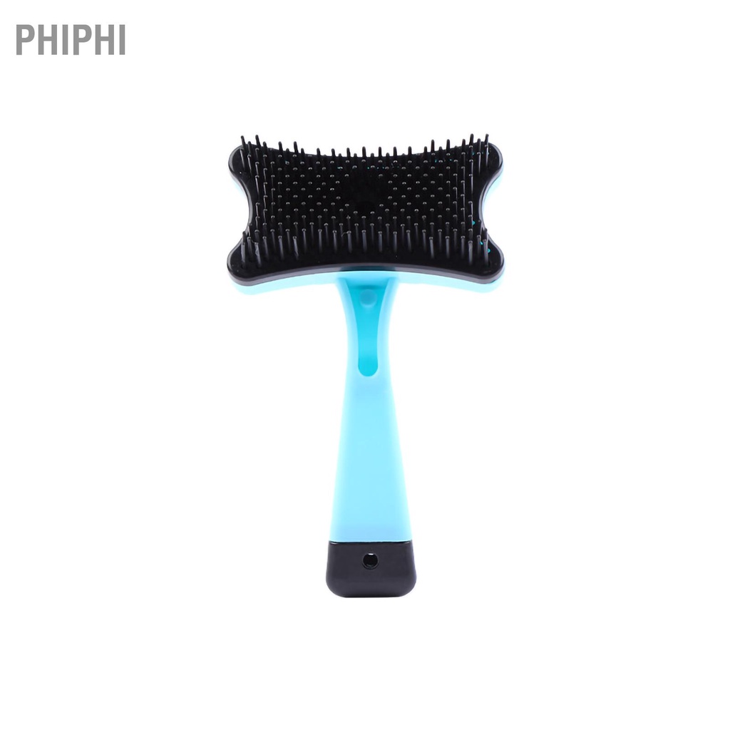 PHIPHI Có hàng sẵn Bàn chải thú cưng Các hạt massage tự làm sạch loại bỏ lông rụng Lược cho chó mèo