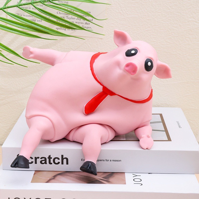 Đồ Chơi Nắn Bóp Đàn Hồi Giảm Stress Hình Chú Heo 3D