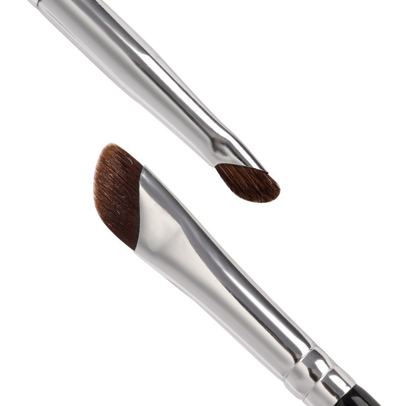 Cọ kẻ mắt góc siêu mỏng / double head sickle eye details smudge brush / lower eyelid eyeshadow chi tiết đồ trang điểm