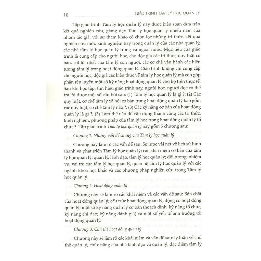 Sách - Giáo Trình Tâm Lý Học Quản Lý - Nhà Sách Sự Thật