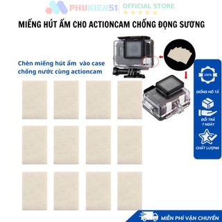 Miếng hút ẩm chống đọng sương cho Gopro, Actioncam 12 miếng