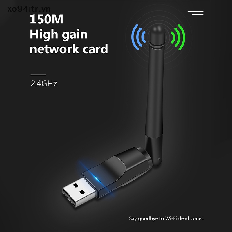 Xoitr mt7601 mini usb wifi adapter card mạng không dây 150mbps rtl8188 card mạng bộ thu wi-fi cho pc máy tính để bàn máy tính xách tay 2.4ghz vn | BigBuy360 - bigbuy360.vn