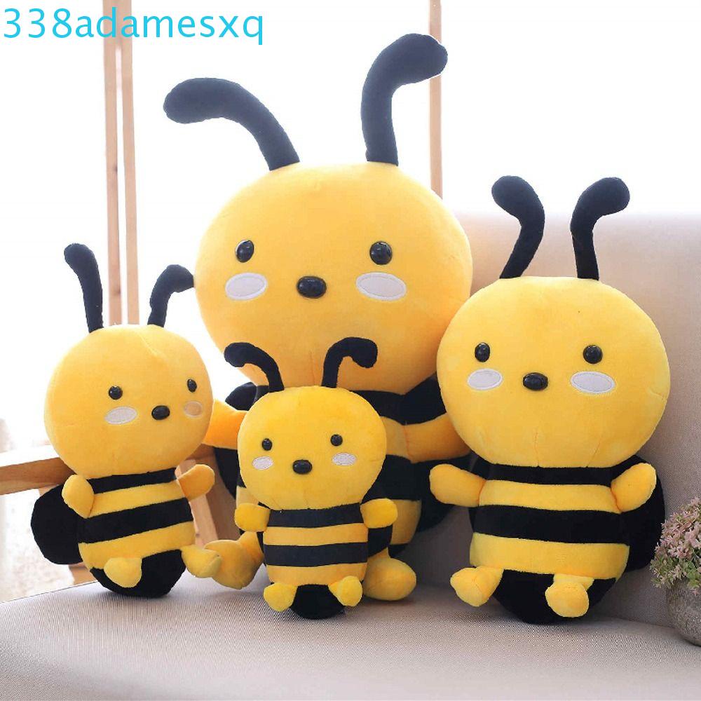 Adamesxqb little bee đồ chơi sang trọng ngủ mate đồ chơi thú nhồi bông đồ chơi nhồi bông đồ chơi trang trí nội thất gối mềm gối ngủ trẻ em quà tặng con ong nhỏ búp bê sang trọng