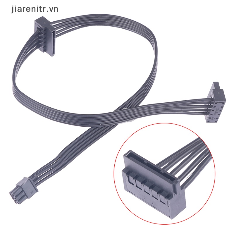 Ji mini 6 pin to 2 sata cáp ổ cứng ssd cáp cấp nguồn ổ đĩa quang dây nguồn cho giao diện bo mạch chủ dell vn